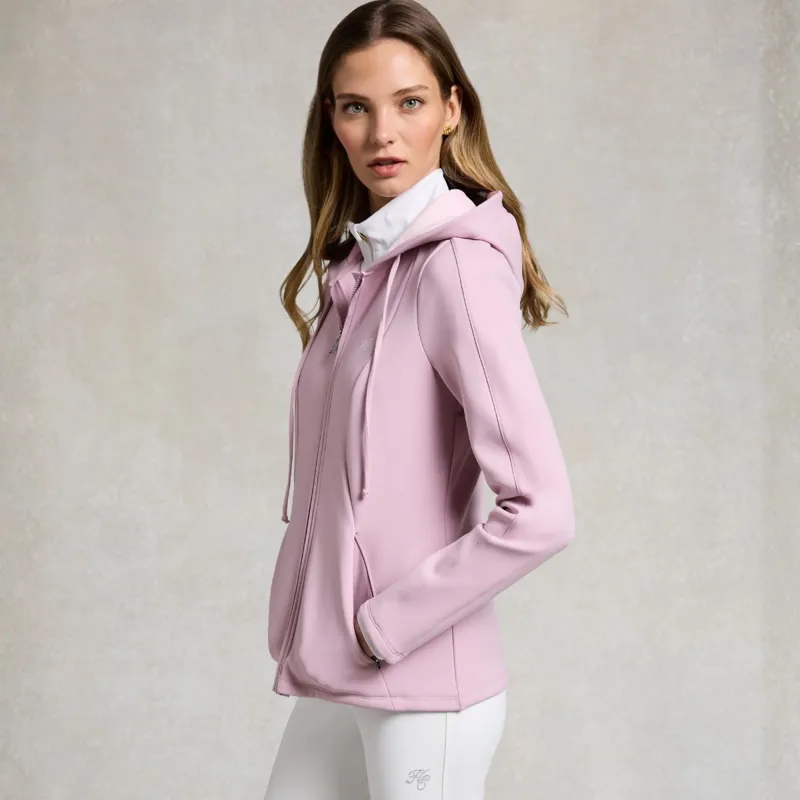 Holland Cooper Chiltern Women's Zip Hoodie - Dawn Pink-2