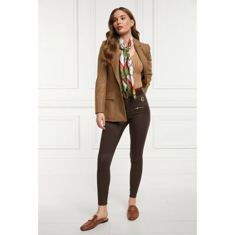 Holland Cooper Women's Biker Jeans - Chocolate-2
