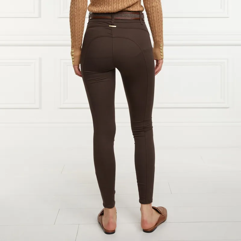 Holland Cooper Women's Biker Jeans - Chocolate-4