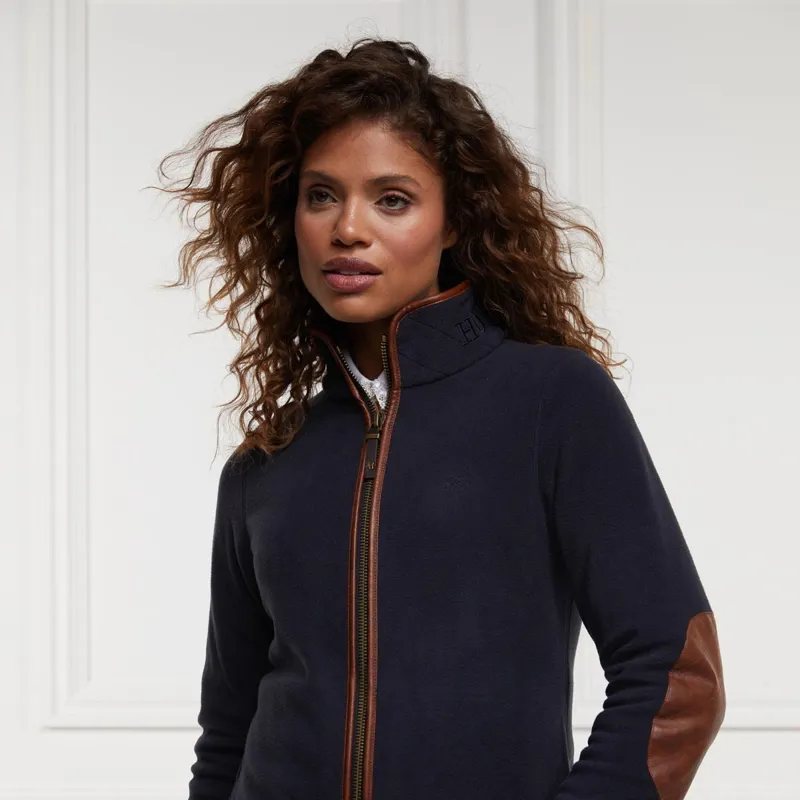 Holland Cooper Country Fleece Womens Jacket - Ink Navy-1