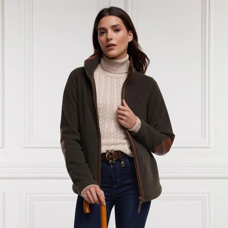 Holland Cooper Country Fleece Women's Jacket - Khaki