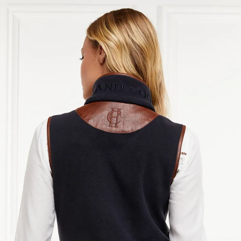 Holland Cooper Country Fleece Womens Vest - Ink Navy-2