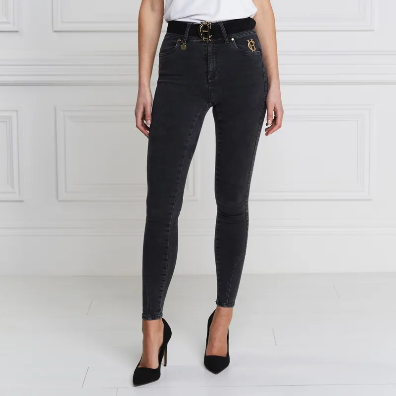 Holland Cooper Women's Jodhpur Jeans - Washed Black