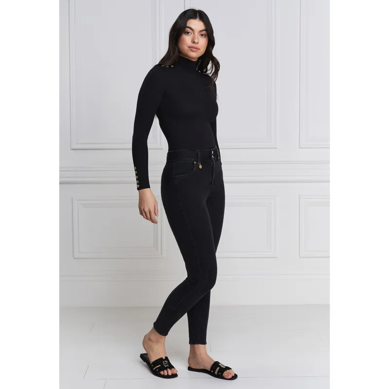 Holland Cooper Women's Jodhpur Jeans - Washed Black-1