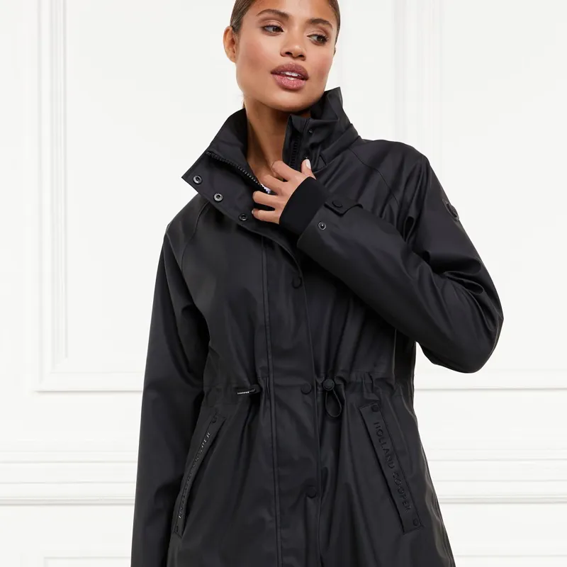 Holland Cooper Chartwell Ladies Rain Parka - Black-2