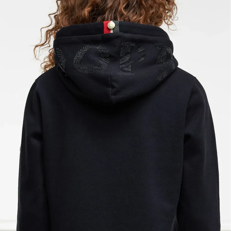 Holland Cooper Essential Ladies Hoodie - Black Sparkle-2