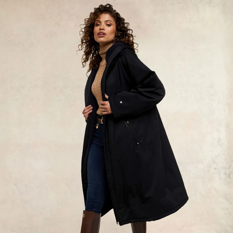 Holland Cooper One Size Waterproof Womens Country Coat - Black