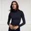 Holland Cooper Essential Turtleneck Ladies Top-Ink Navy