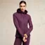 Holland Cooper Crystal Zip Women's Hoodie - Aubergine