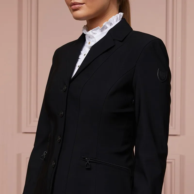 Holland Cooper Ladies Show Coat - Midnight Black-1