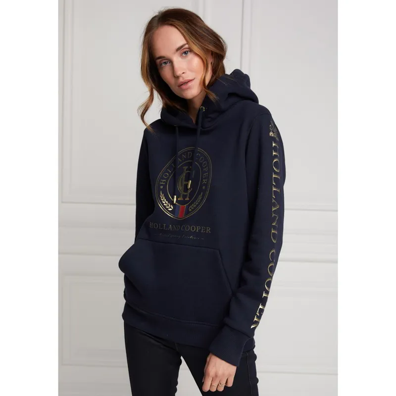 Holland Cooper HC Heritage Women's Hoodie - Ink Navy-2