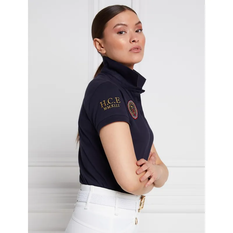 Holland Cooper Team Women's Polo Shirt - Ink Navy-1