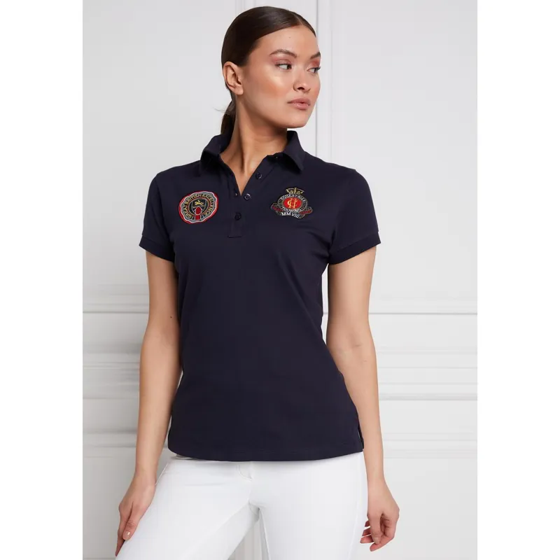 Holland Cooper Team Women's Polo Shirt - Ink Navy-3