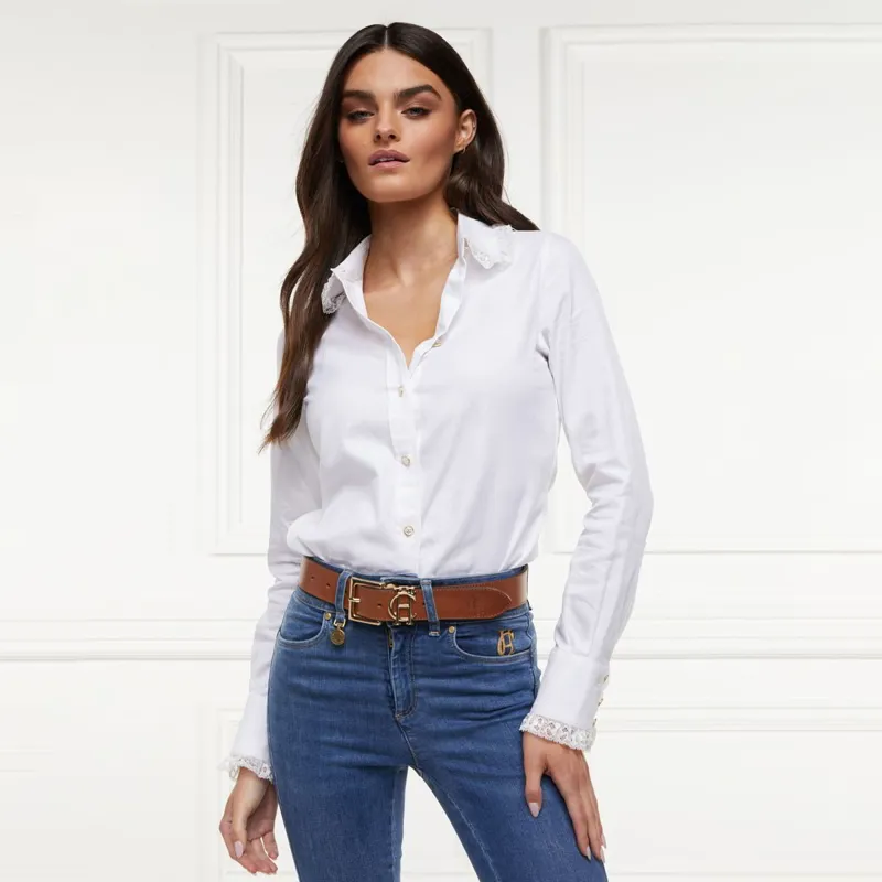 Holland Cooper Rose Womens Shirt - White
