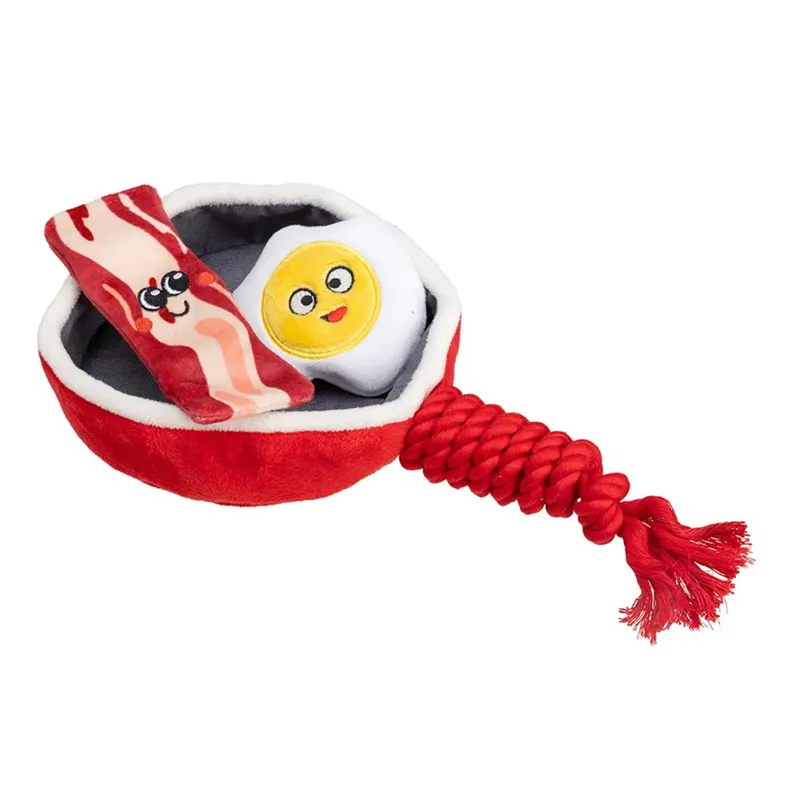 House Of Paws Plush Dog Toy - Fry Up