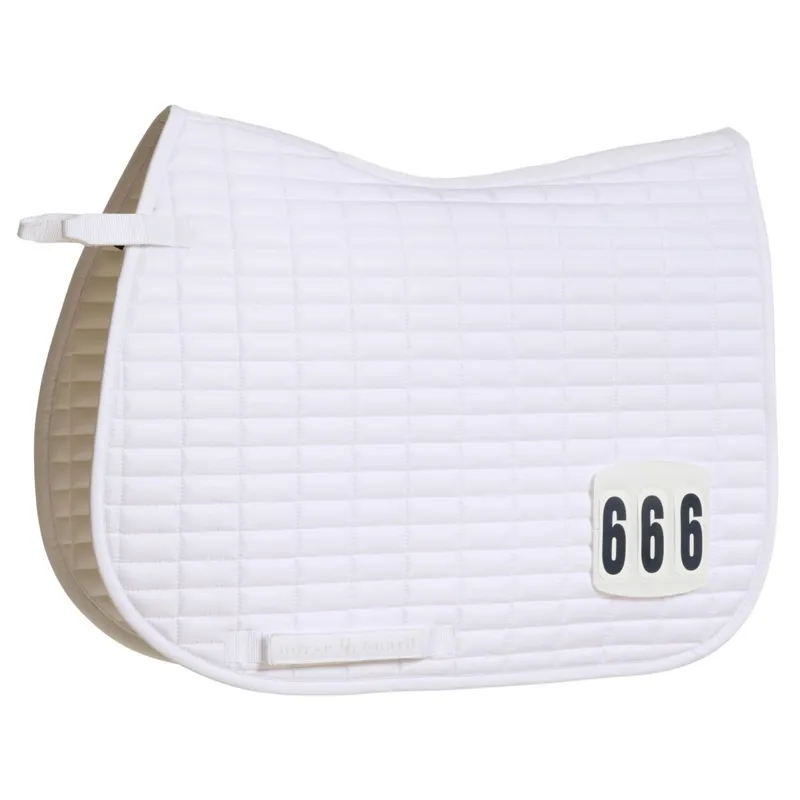Horse Guard Nationality All Purpose Competition Saddle Pad - White