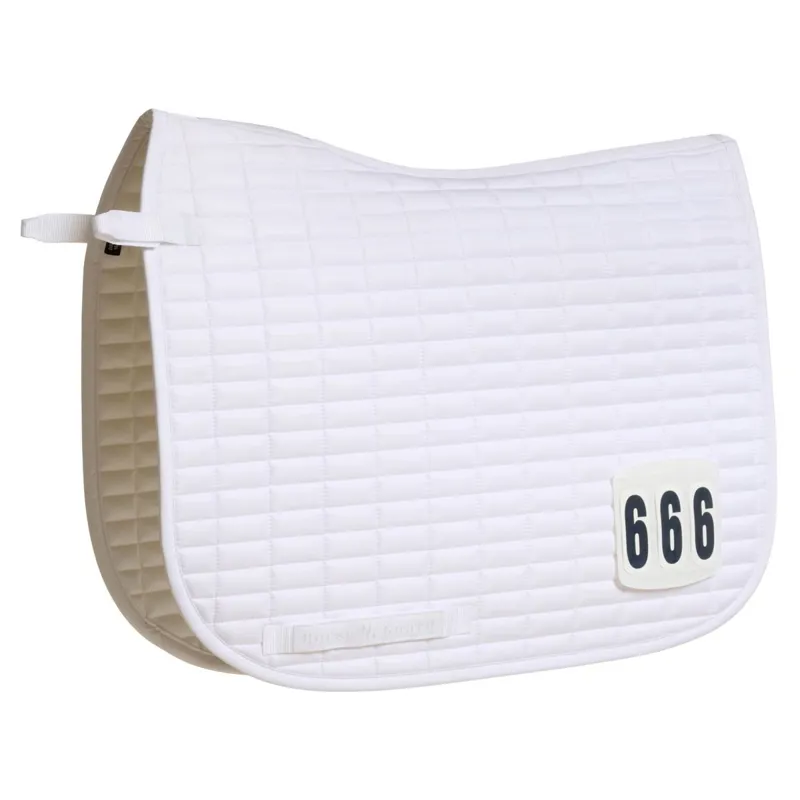 Horse Guard Nationality Dressage Competition Saddle Pad - White