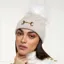 Holland Cooper Horse Bit Pom-Pom Hat - Taupe