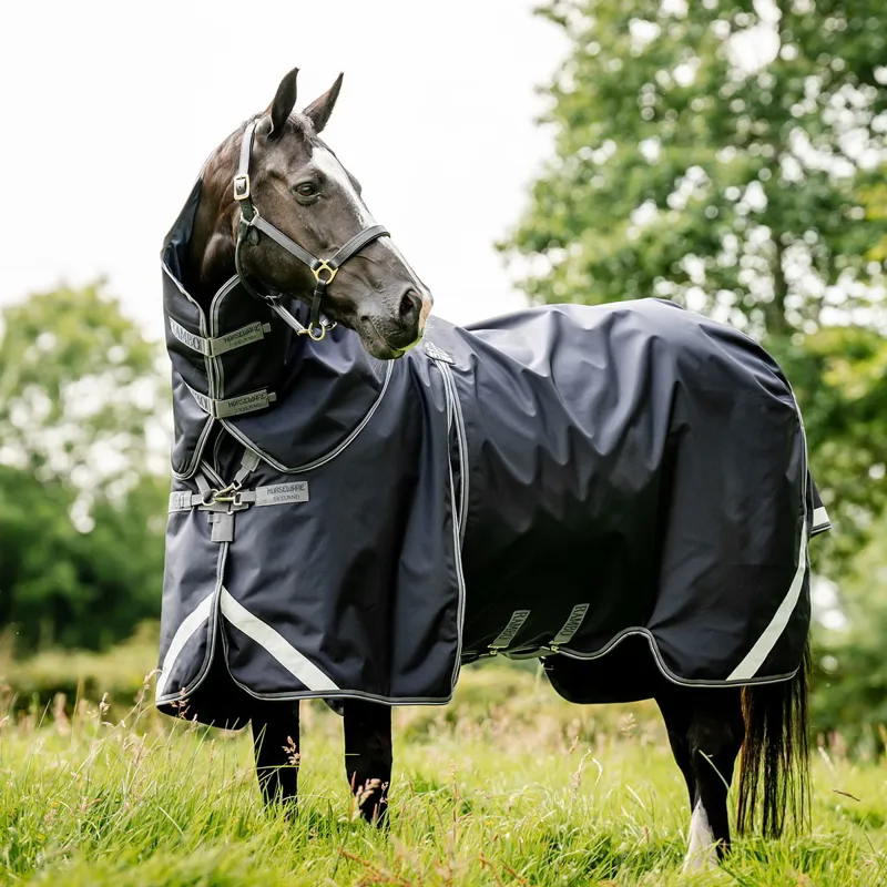Rambo Optimo 0g Turnout Blanket 200g Liner - Navy/Thunderstorm Grey
