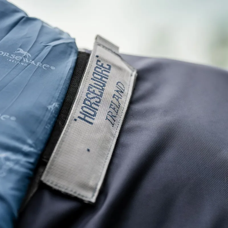 Rambo Optimo 0g Turnout Blanket 200g Liner - Navy/Thunderstorm Grey-5