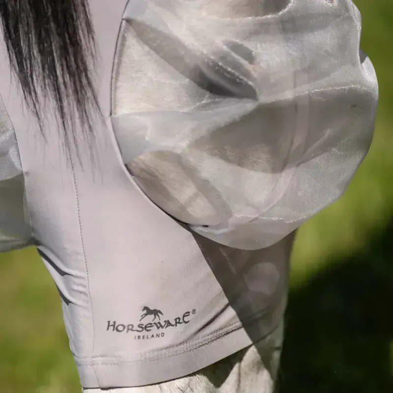 Horseware Defense Fly Mask - Silver/Silver-5