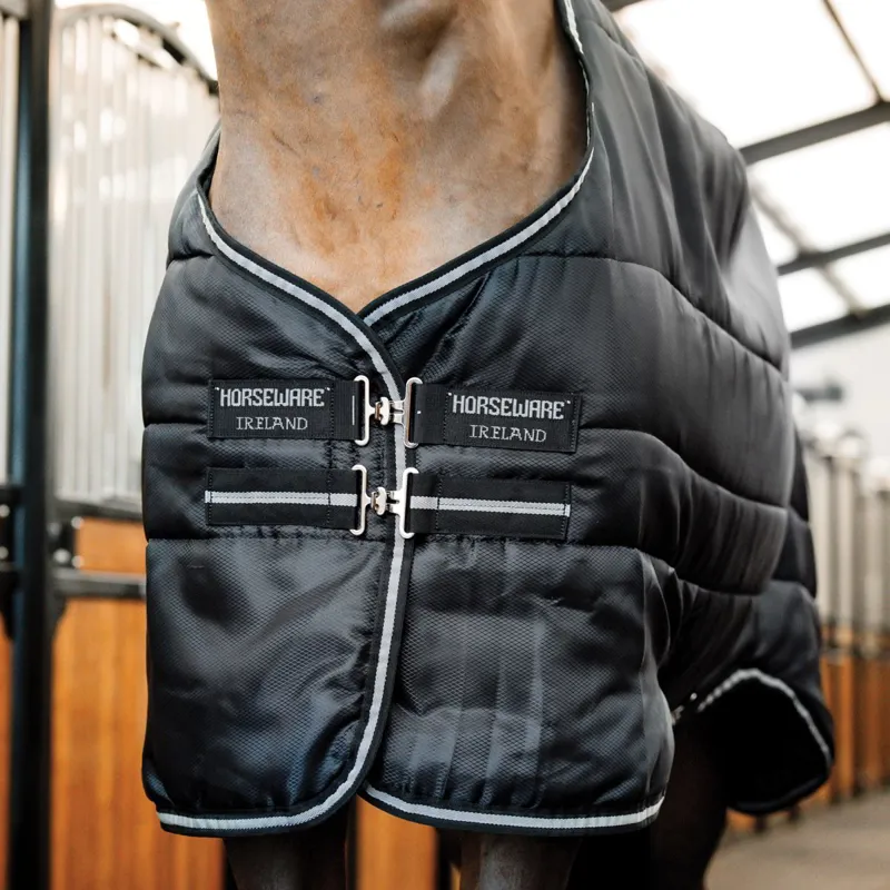 Horseware Easy-Layer 100g Stable Blanket - Black Black Silver-4
