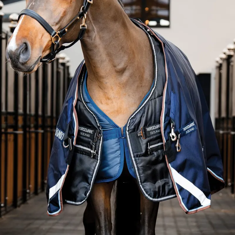 Horseware Easy-Layer 100g Stable Blanket - Black Black Silver-3