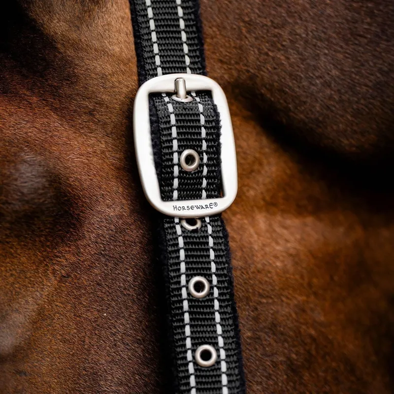 Horseware Field Safe Halter - Black/Reflective/Black-4