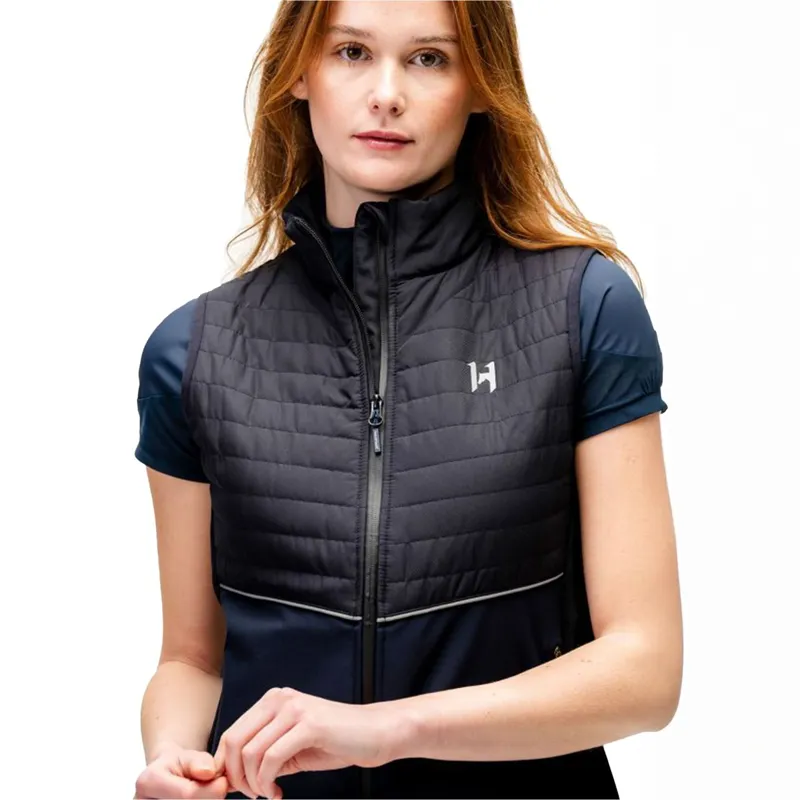 Horseware Flow Ladies Vest - Navy/Black-7