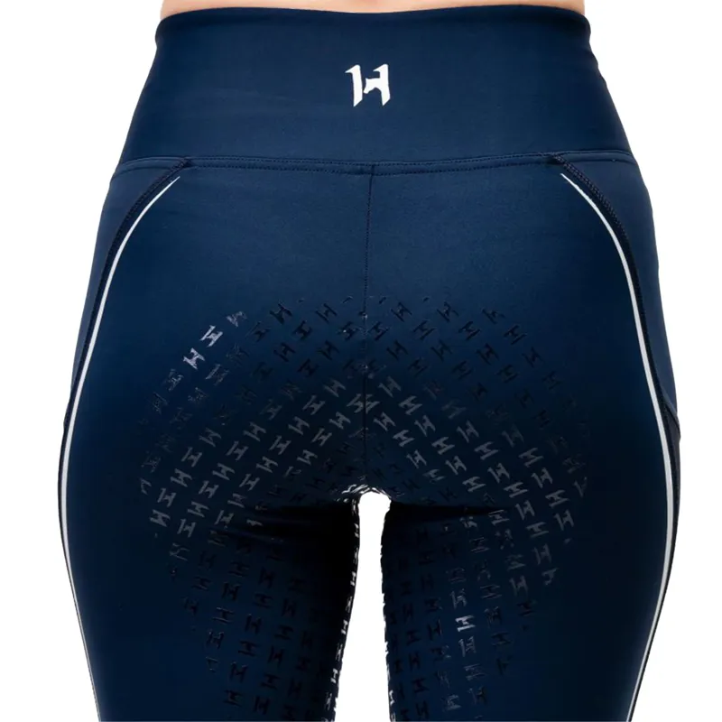 Horseware FormFit Women's Full Grip Riding Tights - Navy-2