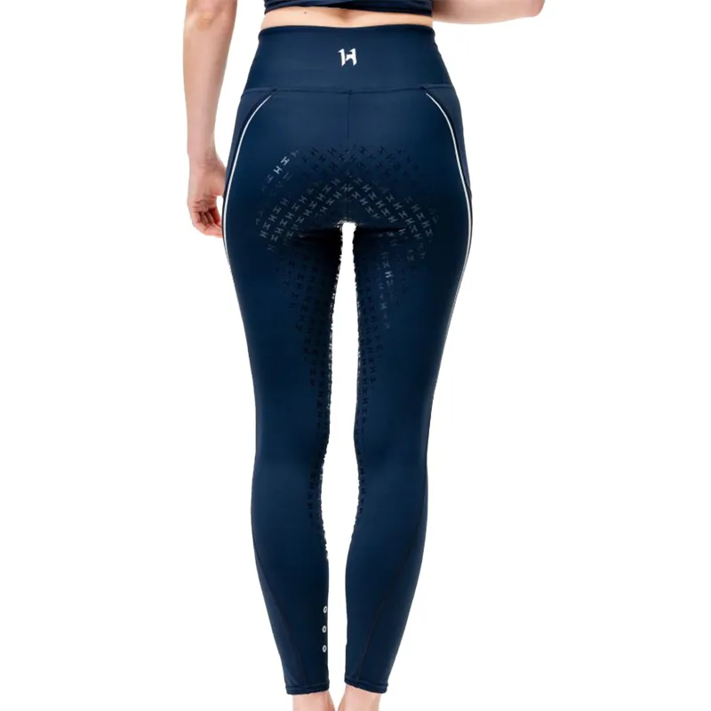 Horseware FormFit Women's Full Grip Riding Tights - Navy-1