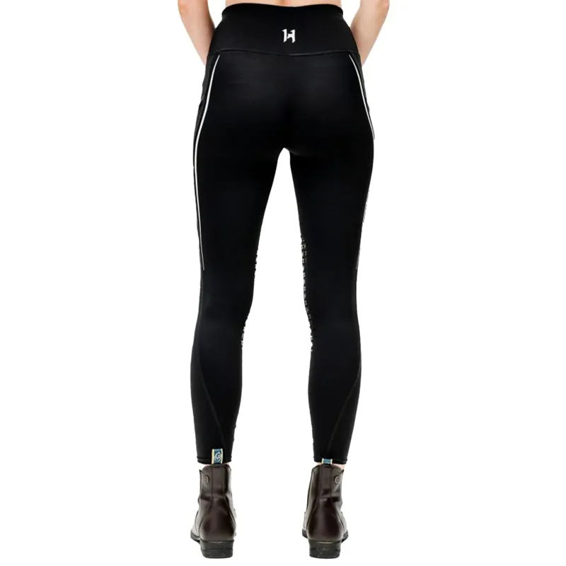 Horseware FormFit Women's Knee Grip Riding Tights - Black-1