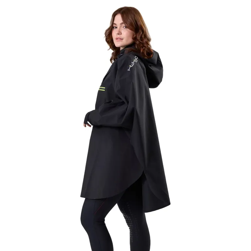 Horseware HWH20 Unisex Waterproof Poncho - Black-2