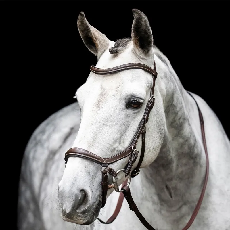 Horseware Micklem Bitless Bridle - Brown-1