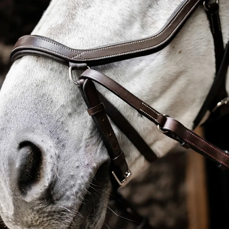 Horseware Micklem Bitless Bridle - Brown-2