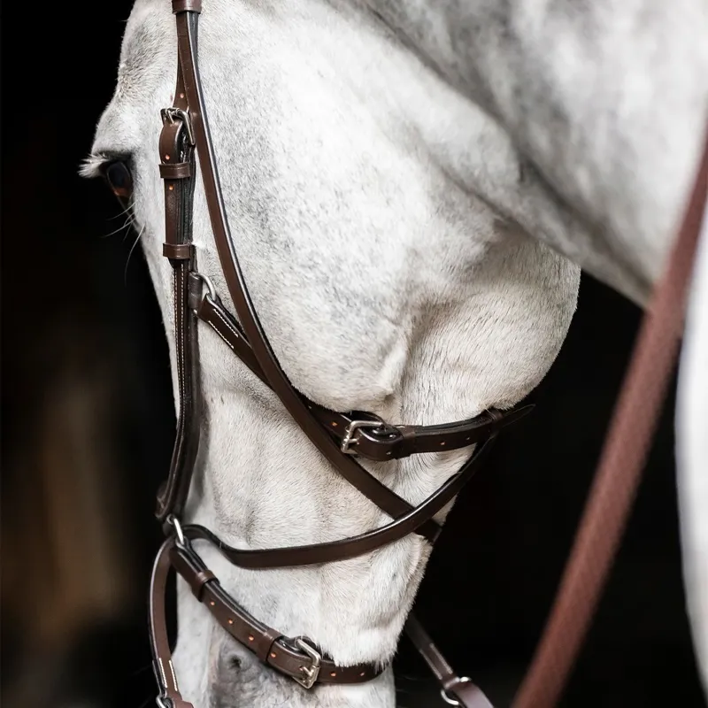 Horseware Micklem Bitless Bridle - Brown-3