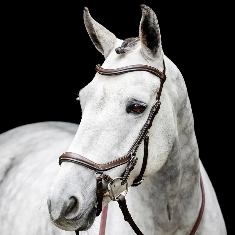 Horseware Micklem Bitless Bridle - Brown-4