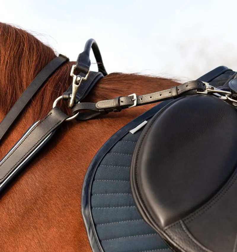 Horseware Micklem Breastplate with Martingale - Black-2