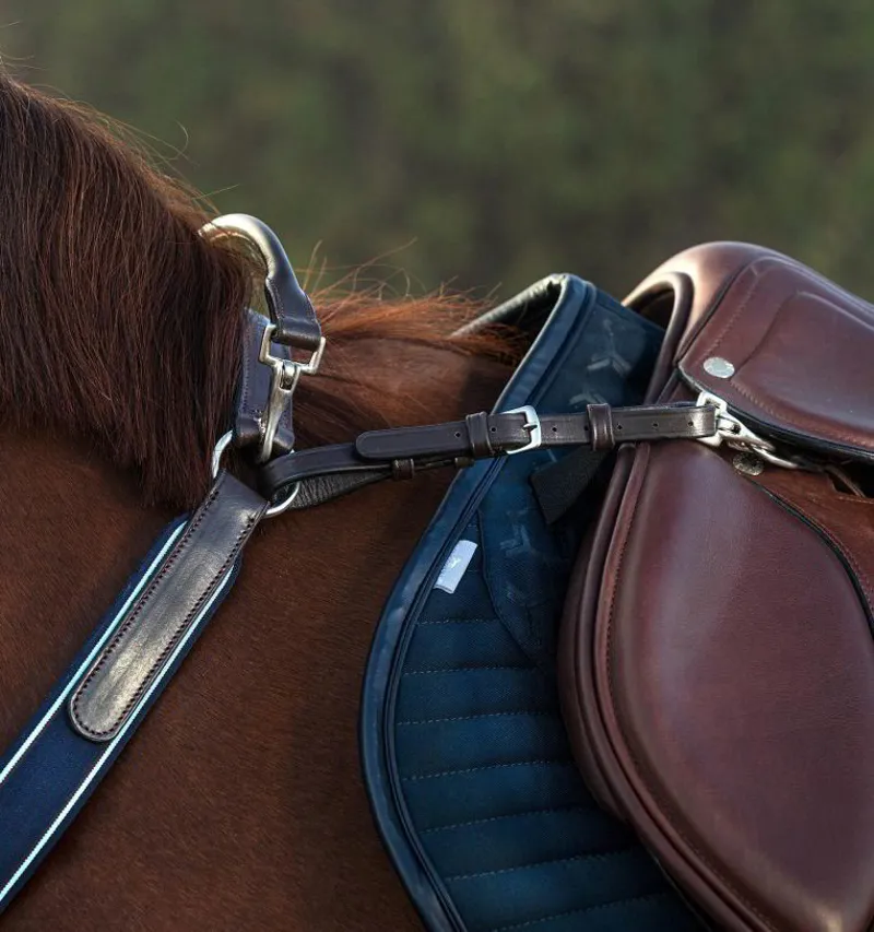 Horseware Micklem Breastplate with Martingale - Brown-1