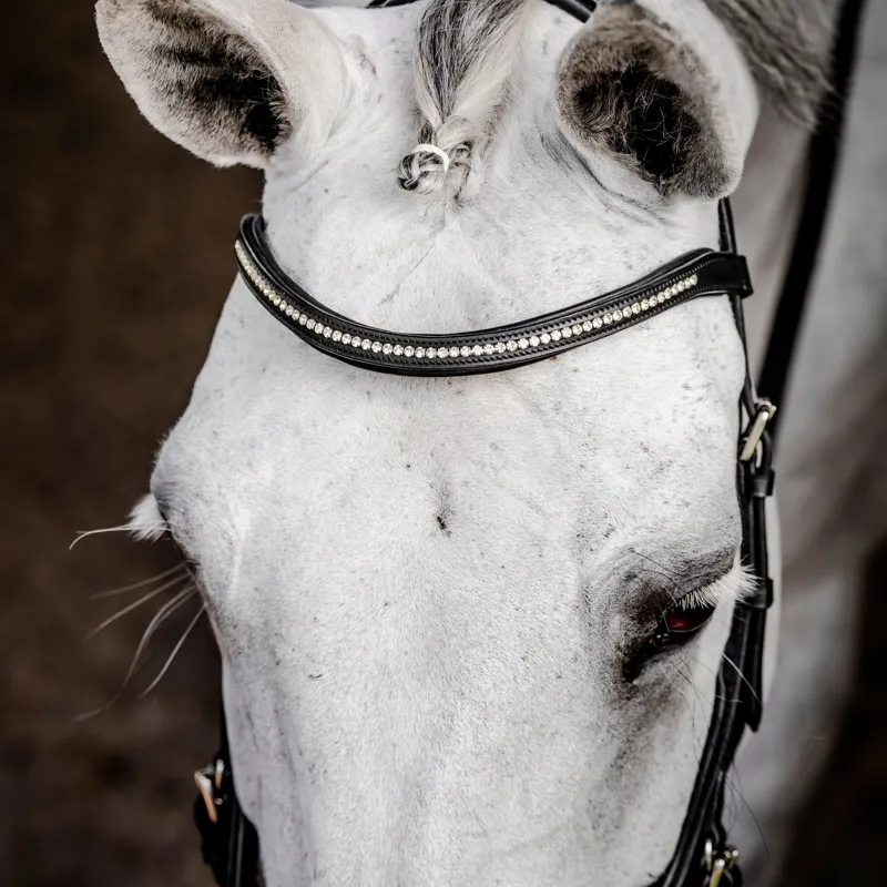 Horseware Micklem Diamante Competition Bridle - Black-1