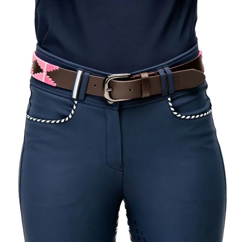 Horseware Women's Newmarket Polo Belt - Pink-1
