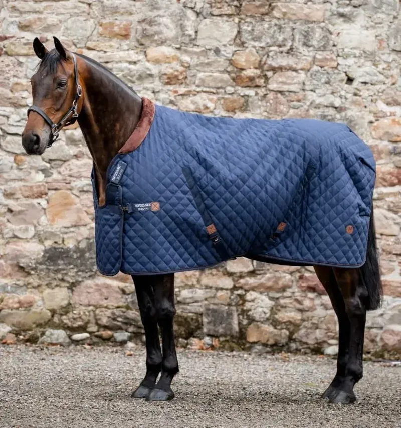 Horseware Signature 200g Stable Blanket - Navy/Brown