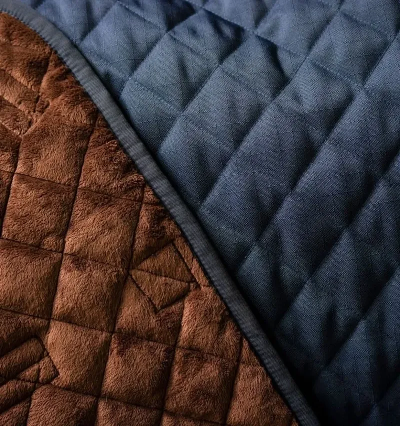 Horseware Signature 200g Stable Blanket - Navy/Brown-4