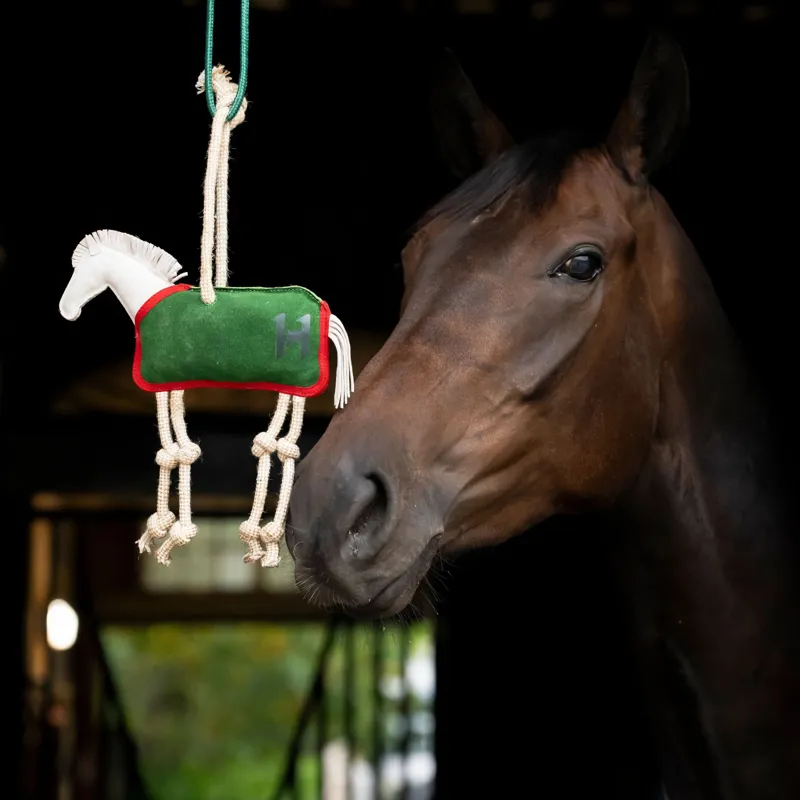 Horseware Stable Toy - White/Green-2