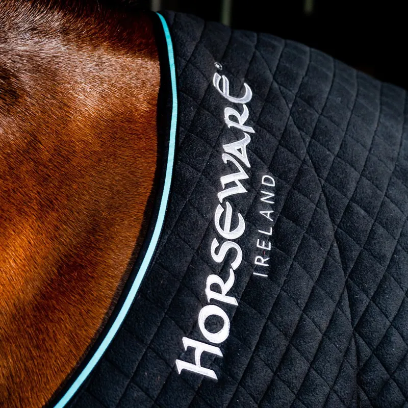 Horseware Autumn Cooler - Black/Aqua-5