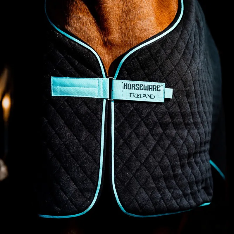 Horseware Autumn Cooler - Black/Aqua-6