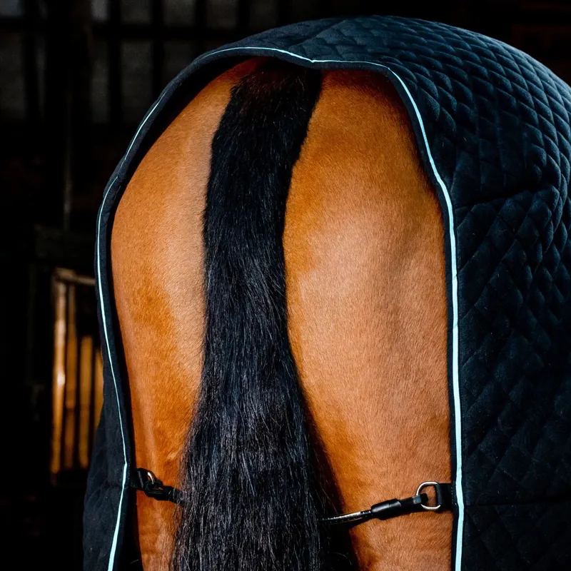 Horseware Autumn Cooler - Black/Aqua-7