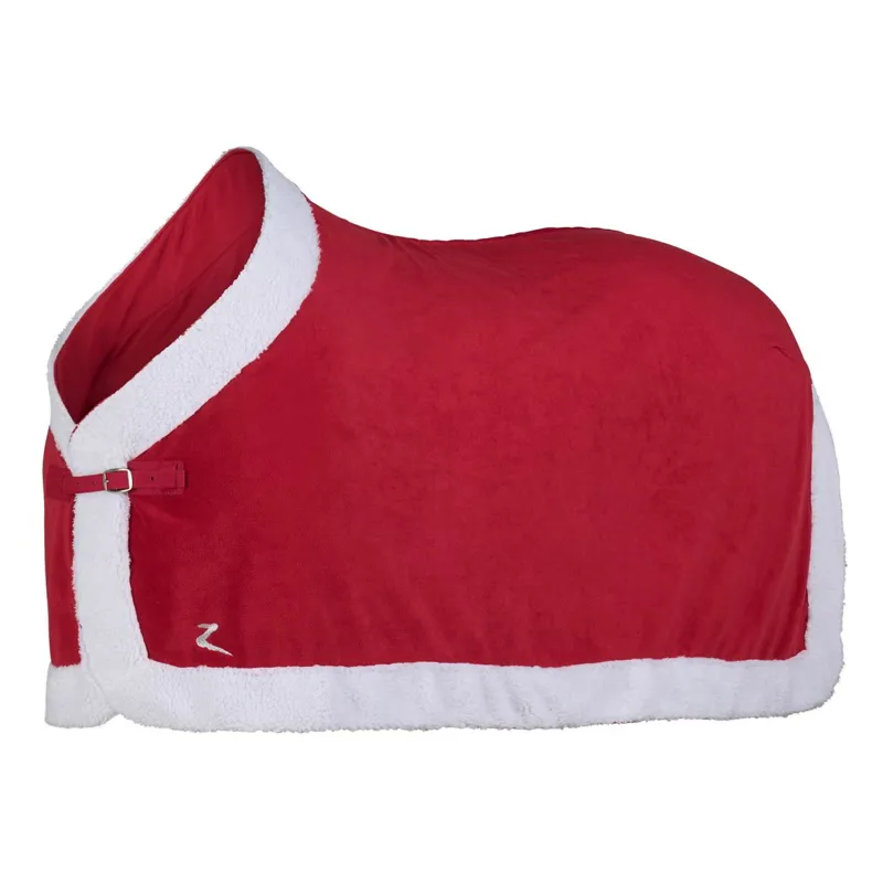 Horze Christmas Rug - Red/White