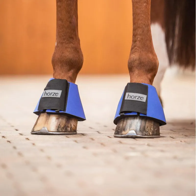 Horze ProBell Bell Boots - Royal Blue-1