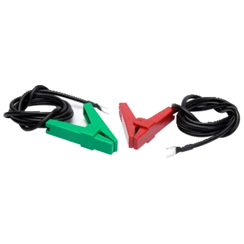 Hotline Spare Ground and Live Fence Leads - Red/Green
